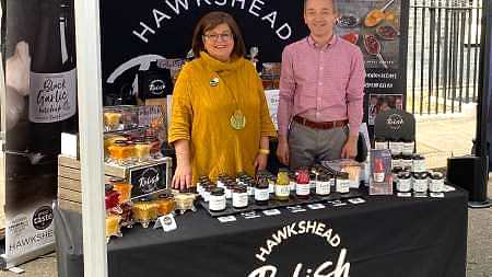 Maria Whitehead Jonathan Robb of Hawkshead Relish at No 10